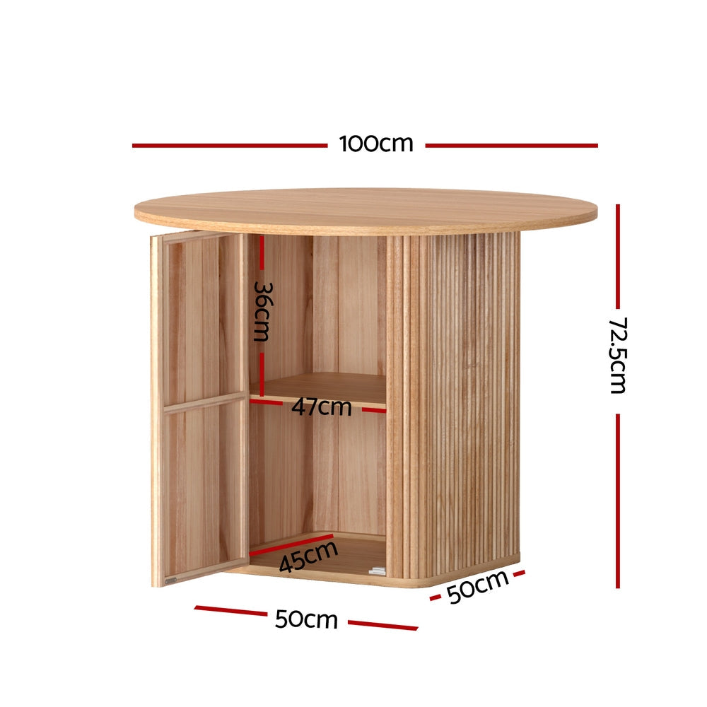 NNEDSZ 1M Artiss Dining Table Storage Base