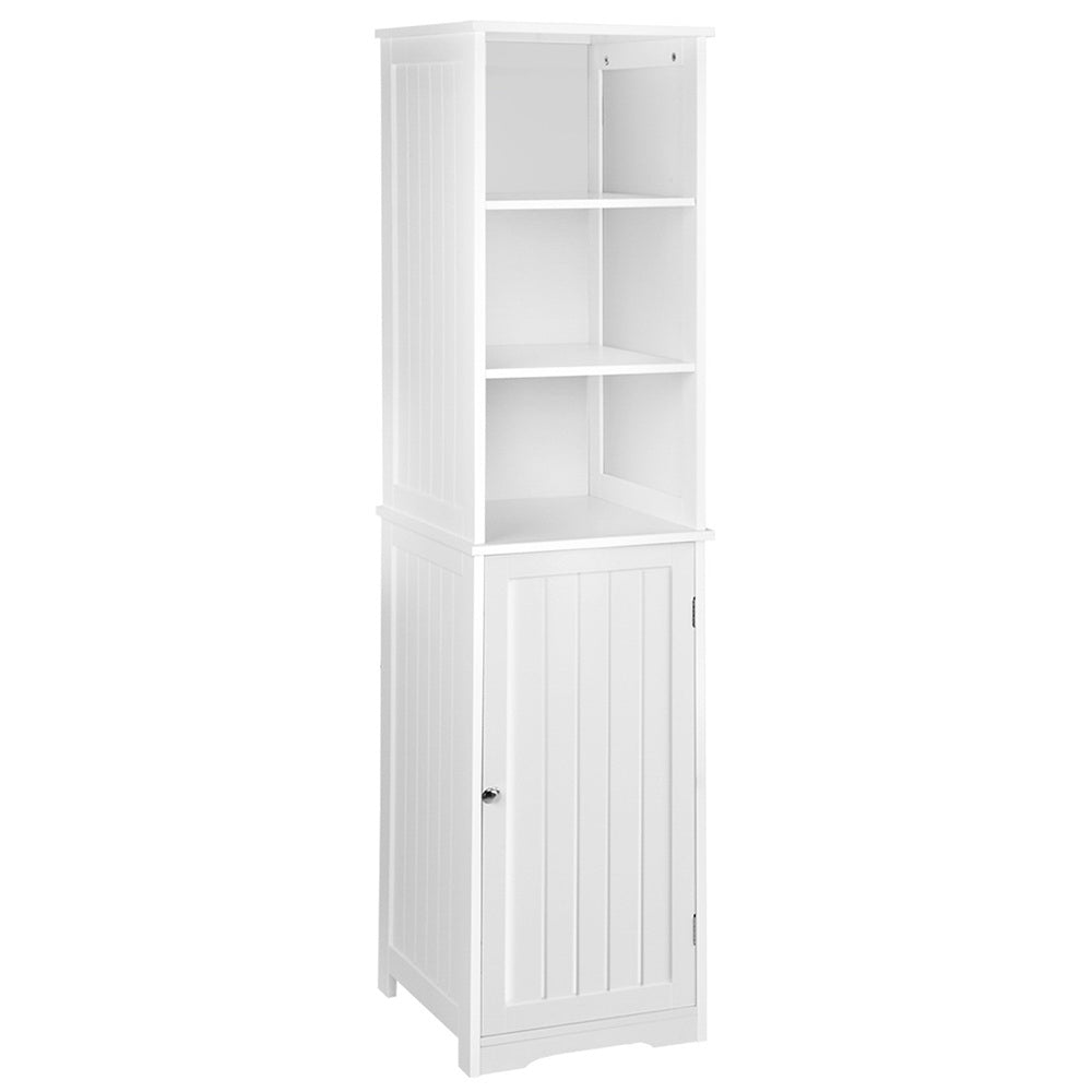 NNEDSZ Bathroom Tallboy Furniture Toilet Storage Cabinet Laundry Cupboard Tall