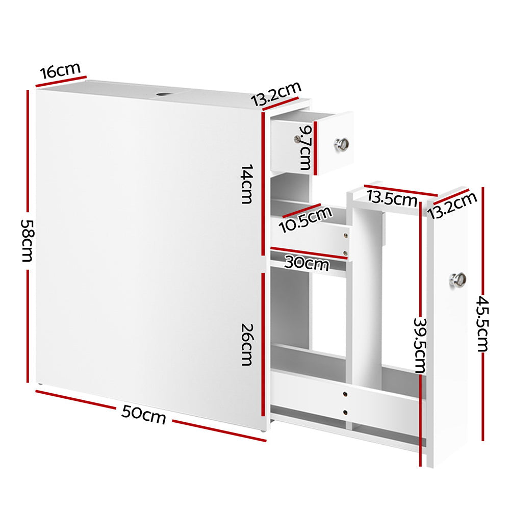 NNEDSZ Bathroom Storage Cabinet White