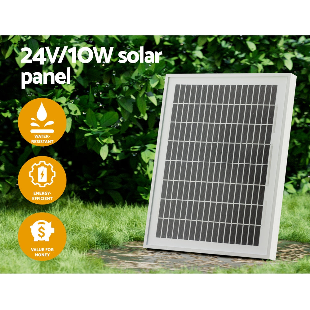 Single Swing Gate Opener 10W Solar Power Automatic Electric-4