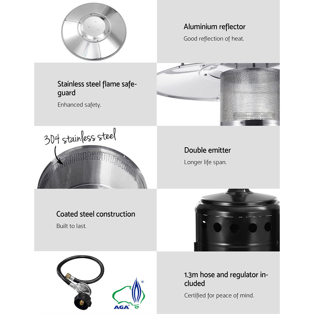 NNEDSZ Devanti Outdoor Gas Patio Heater