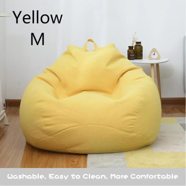 NNEOBA Comfort Lazy Sofas Cover Chairs Without Filler