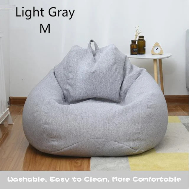 NNEOBA Comfort Lazy Sofas Cover Chairs Without Filler