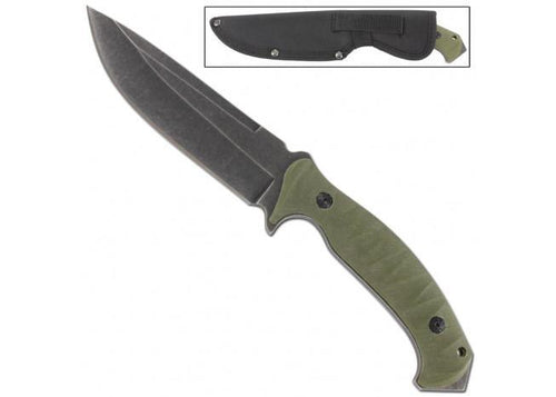 Bane Drop Point Full Tang Hunting Knife-0
