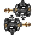 Self-Locking SPD Mountain Bike Pedals Carbon Gold-0