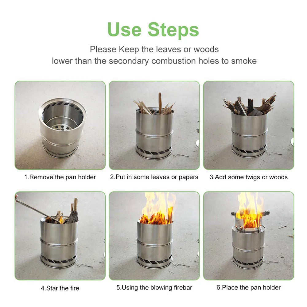 NNEOBA Portable Outdoor Camping Stove