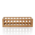 Bamboo Perforated Storage Basket – Small