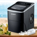DEVANTi Portable Ice Cube Maker Machine 2L Home Bar Benchtop Easy Quick Black-0