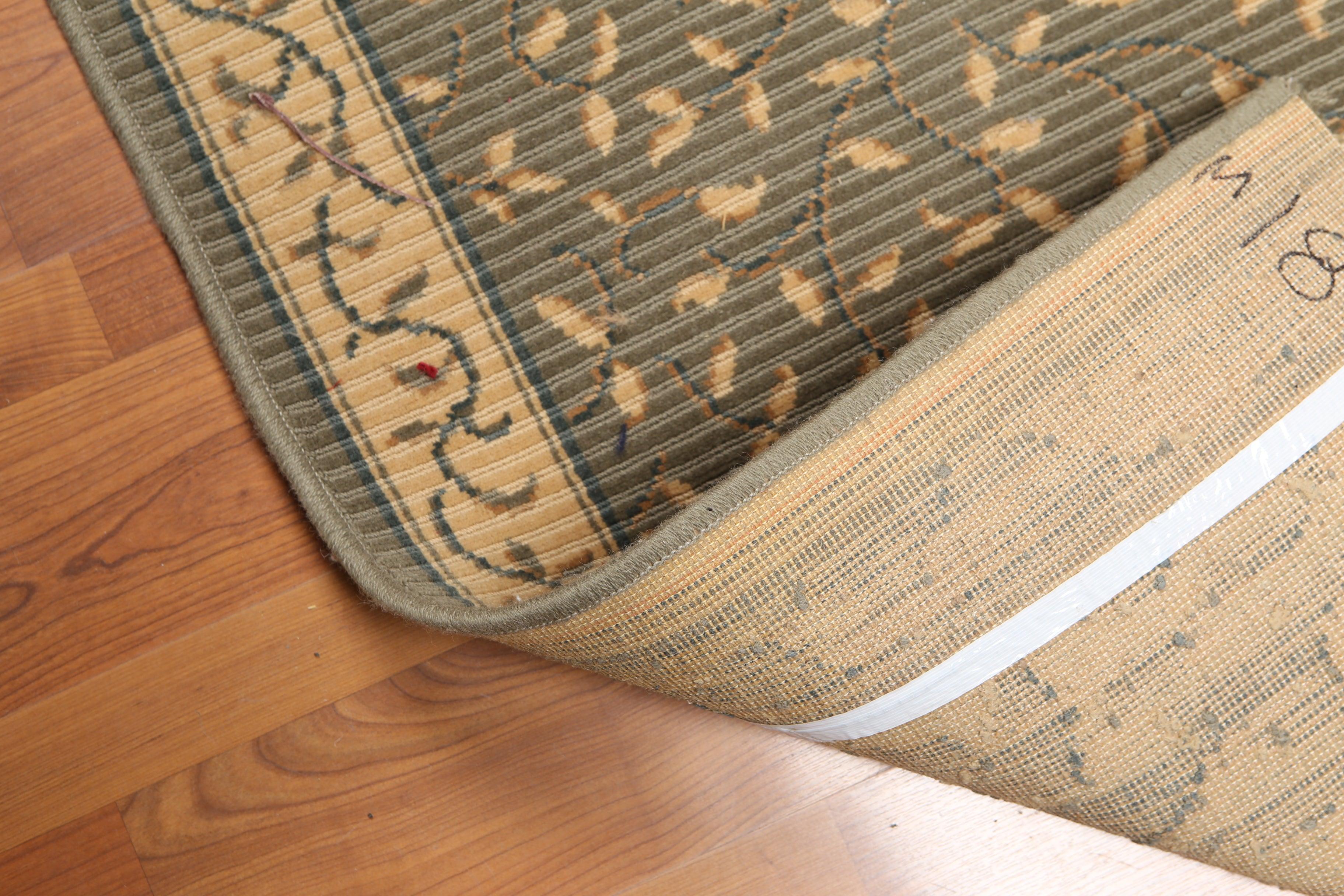 2'6" x 18' Palace Size Runner 100% New Zealand Wool Area Rug Olive-3