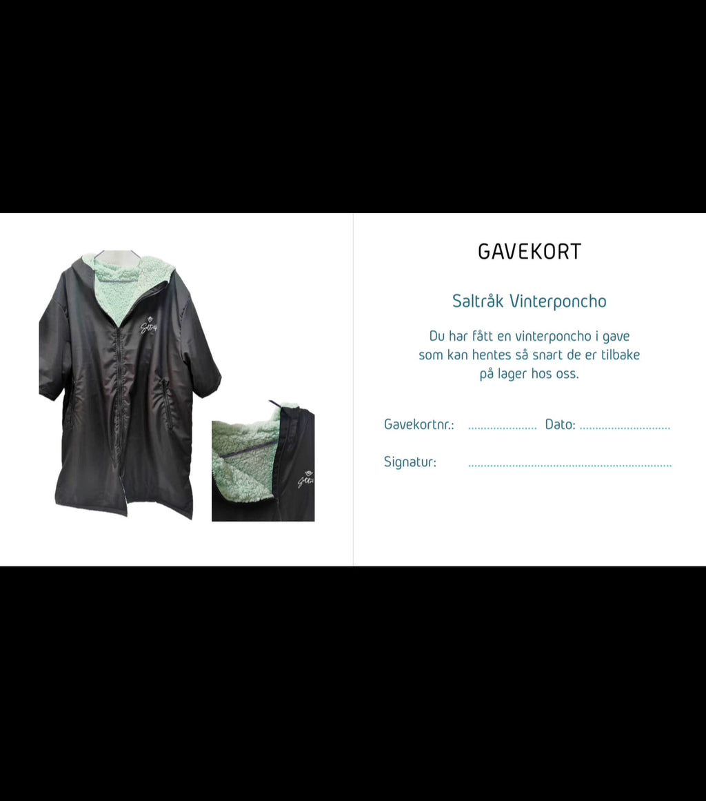 Vinterponcho *UTSALG*-5