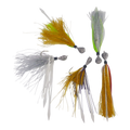 Artizan Flashtail Jigs, 28gm, Silver Lime, 2 pack