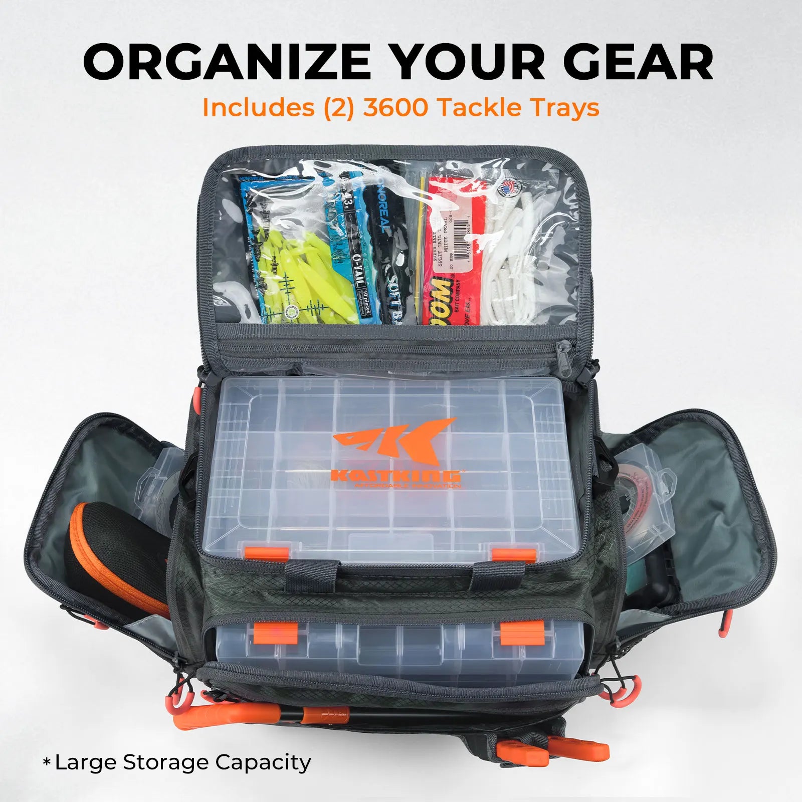 NNEOBA Large Capacity Fishing Tackle Bag