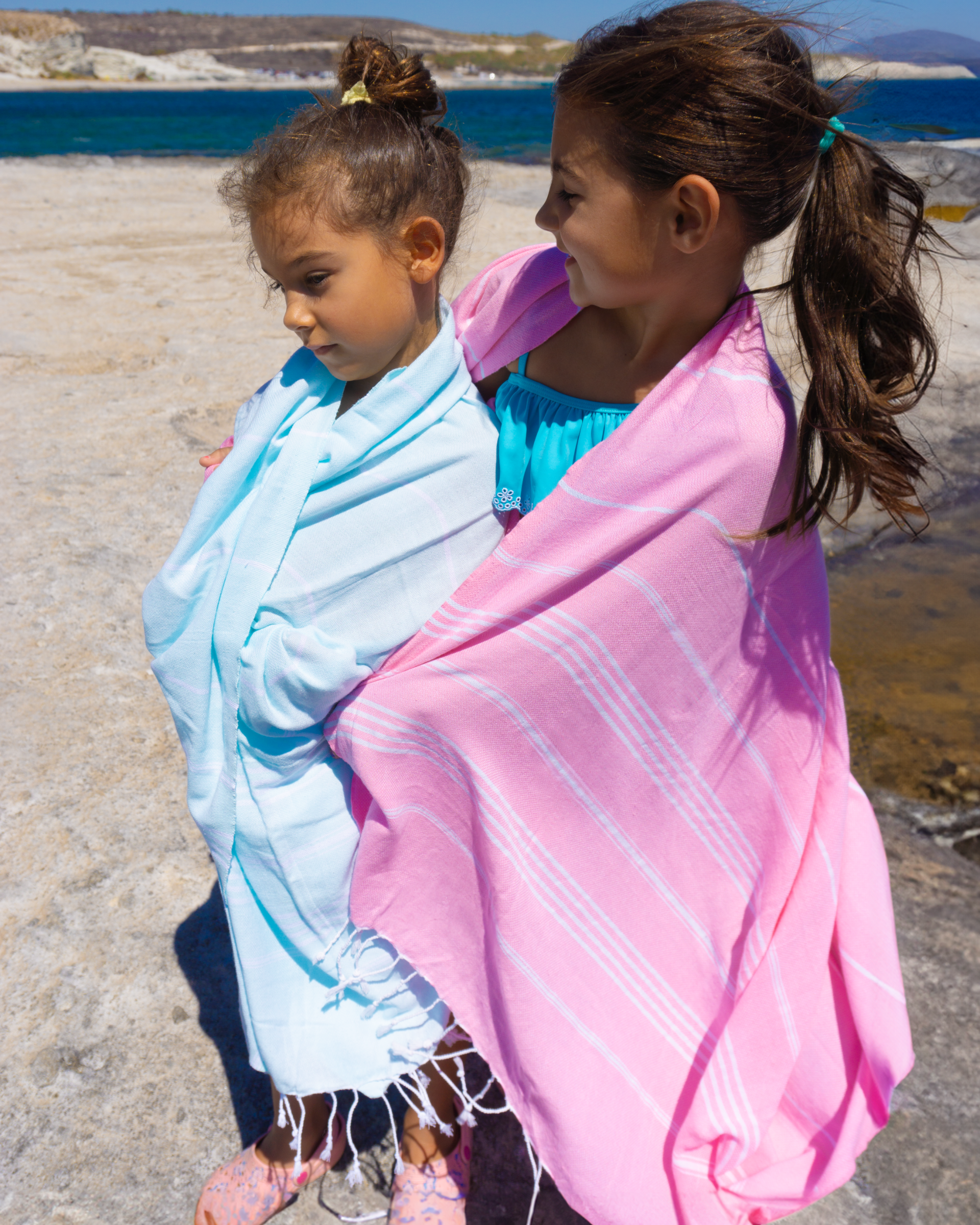 Ipanema Kids Hammam Turkish Towel with Recycled Gift Box, Pink-1