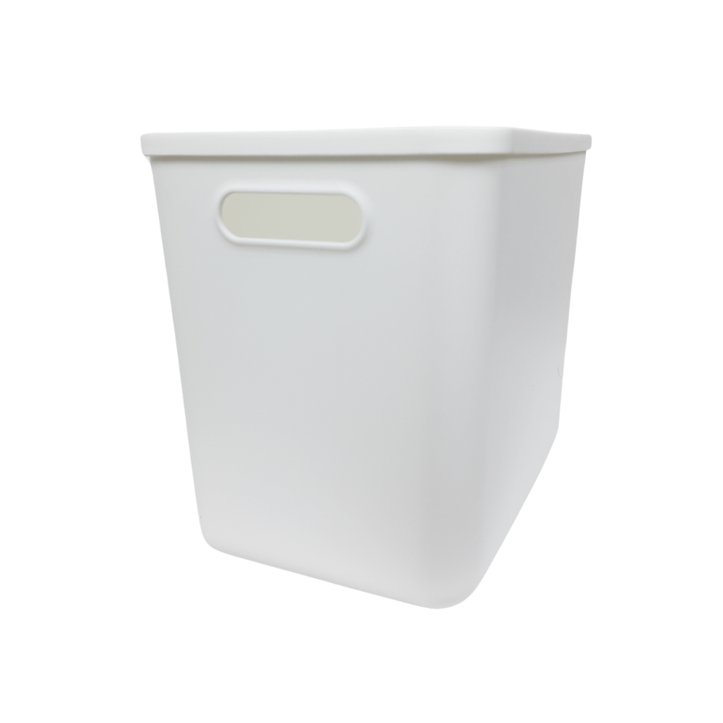 12-Pack White Storage Tubs with Lids