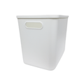 12-Pack White Storage Tubs with Lids