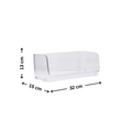 Large Clear Stackable Organiser
