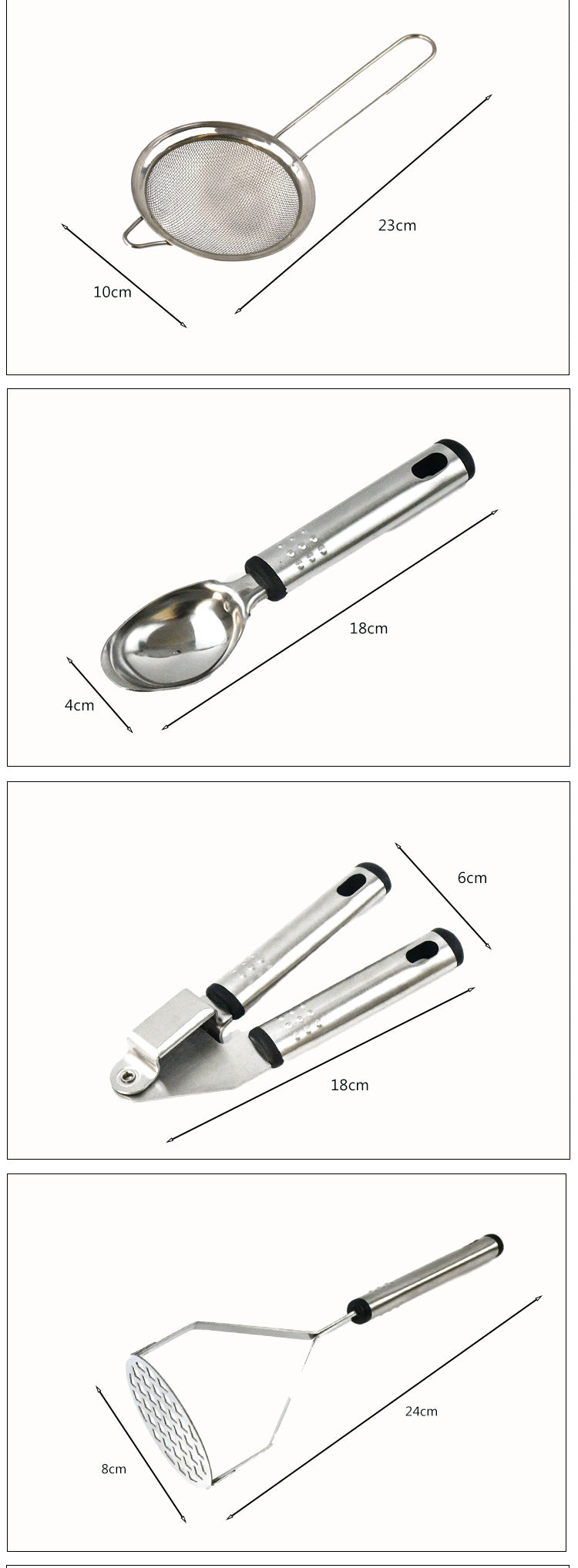 Light Luxury Nylon Kitchen Utensils Set