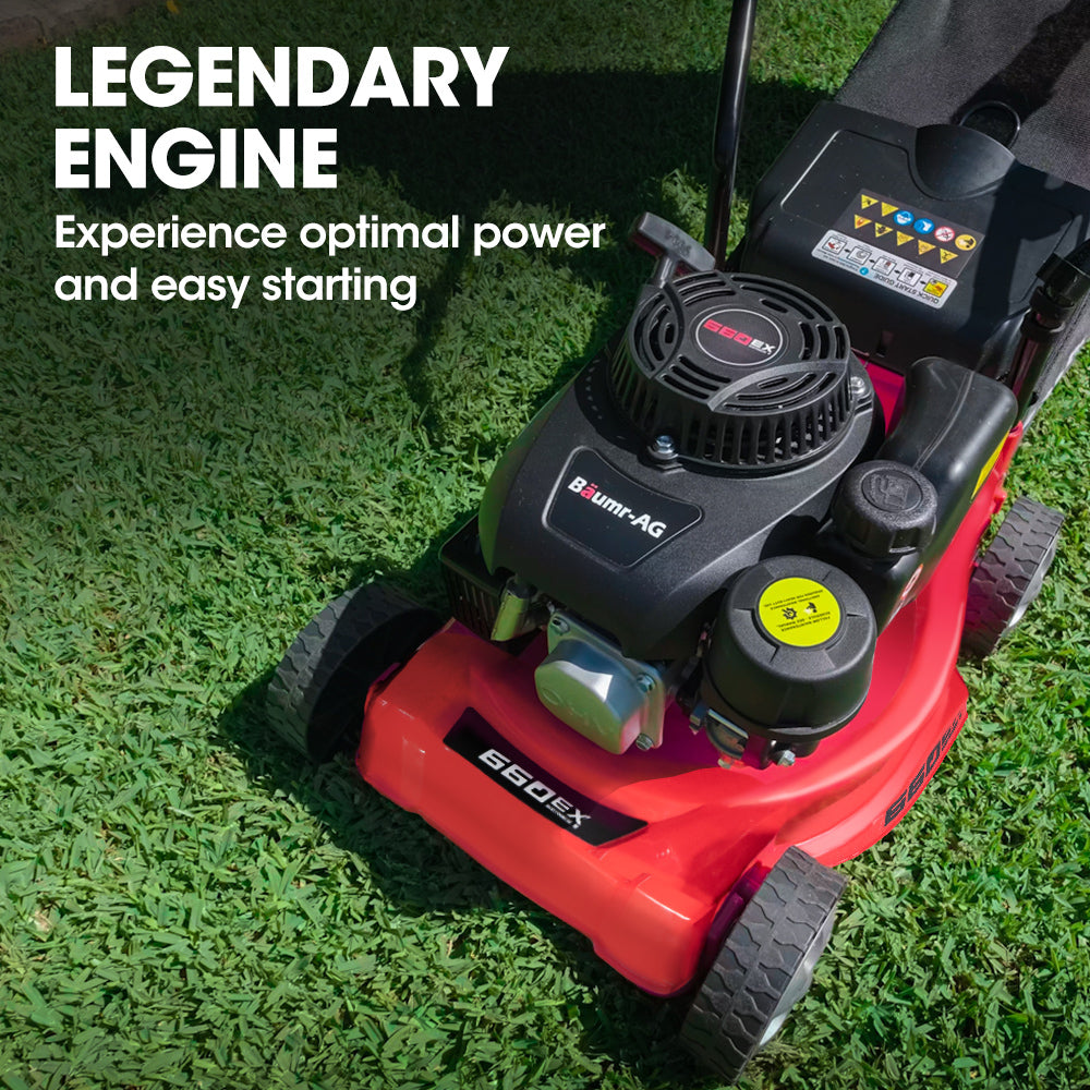 NNEMB Petrol Lawn Mower 139cc 16 4 Stroke Push-660EX Series II
