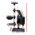 NNEDSZ Cat Tree 120cm Trees Scratching Post Scratcher Tower Condo House Furniture Wood Multi Level
