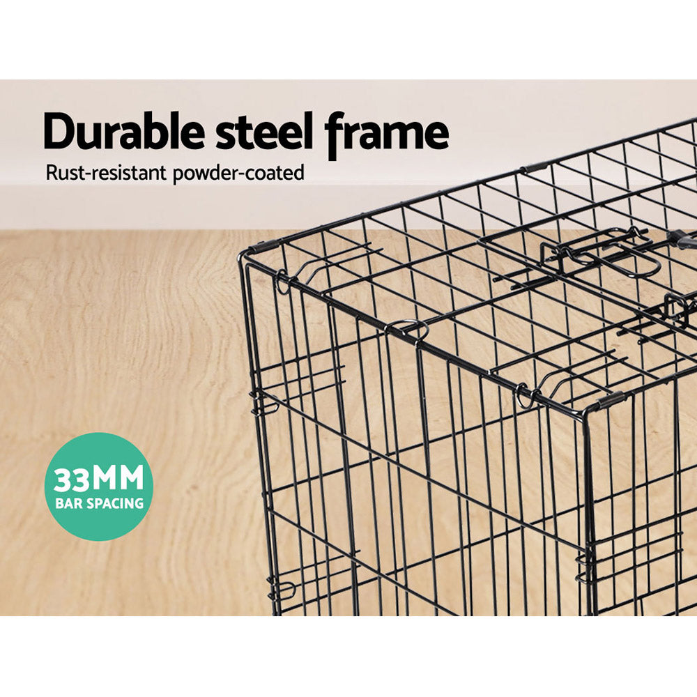 NNEDSZ 42inch Pet Cage - Black-2
