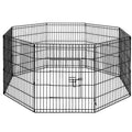 NNEDSZ 30 8 Panel Pet Dog Playpen Puppy Exercise Cage Enclosure Play Pen Fence-0