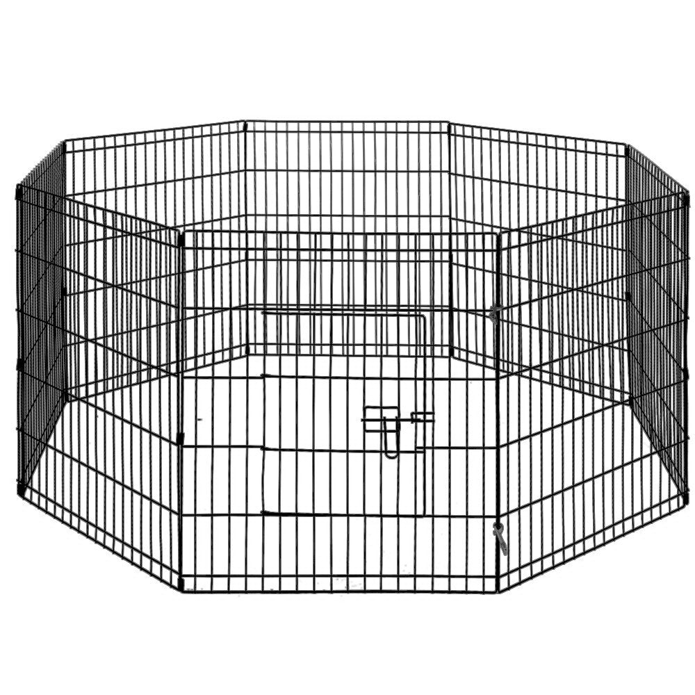 NNEDSZ 2X30 8 Panel Pet Dog Playpen Puppy Exercise Cage Enclosure Fence Play Pen-0