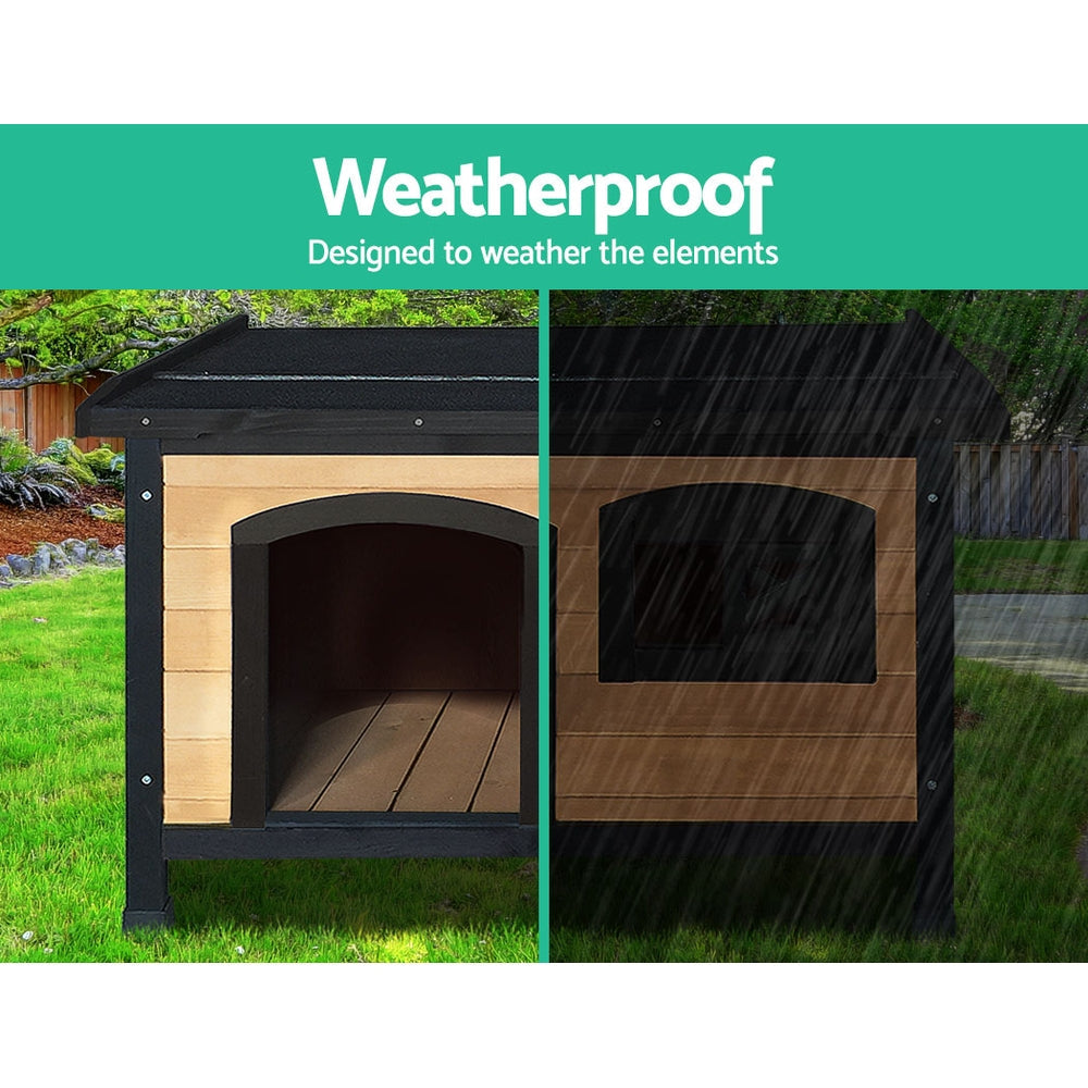 NNEDSZ Medium Wooden Pet Kennel-2