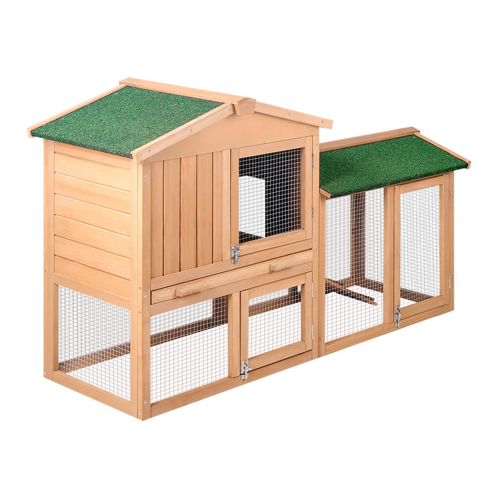 NNEDSZ 138cm Wide Wooden Pet Coop-0