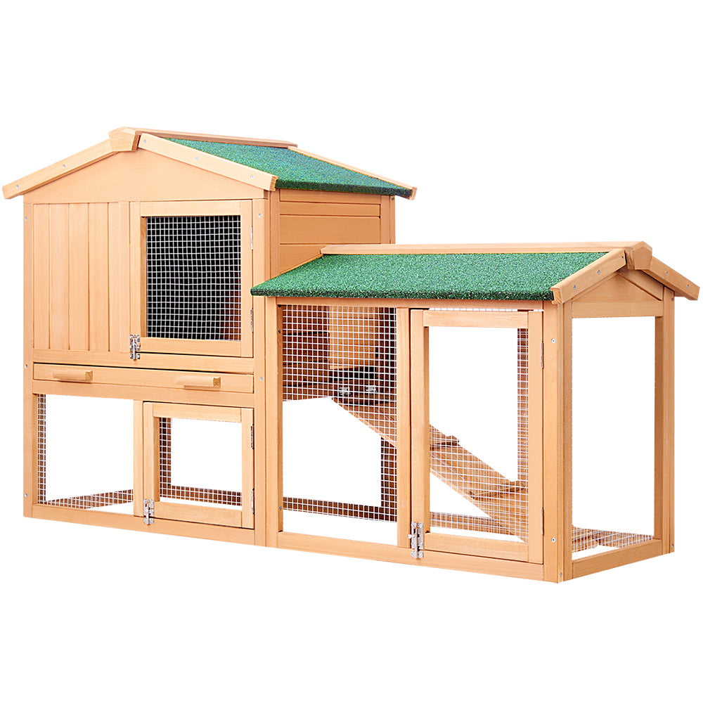 NNEDSZ 138cm Wide Wooden Pet Coop-2