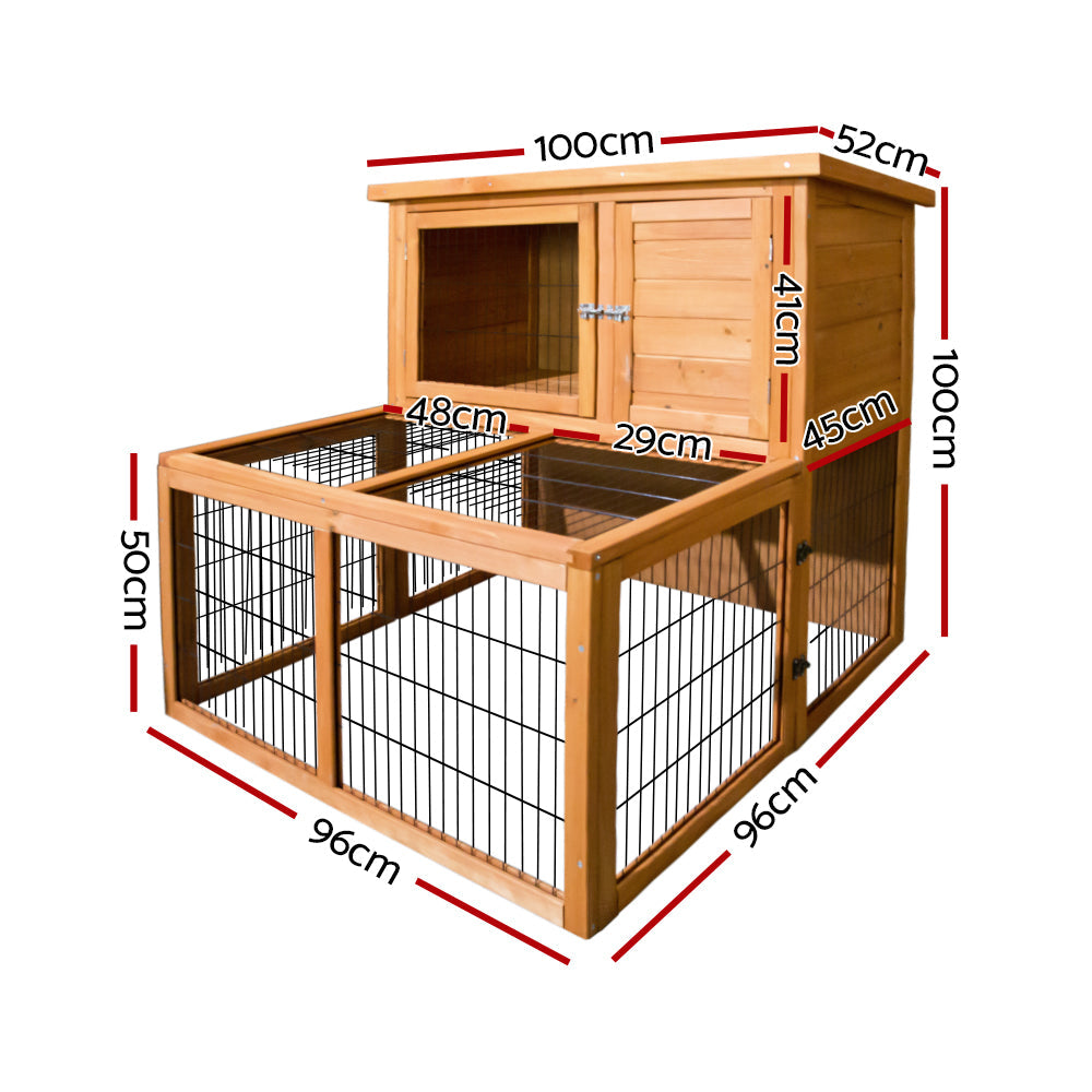 NNEDSZ 100cm Tall Wooden Pet Coop-1