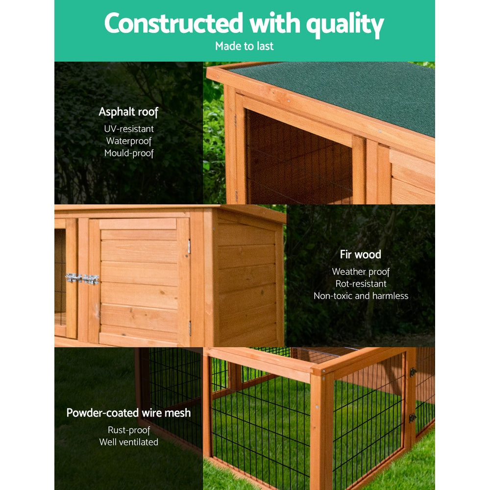 NNEDSZ 100cm Tall Wooden Pet Coop-3