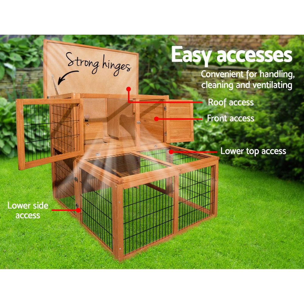 NNEDSZ 100cm Tall Wooden Pet Coop-4