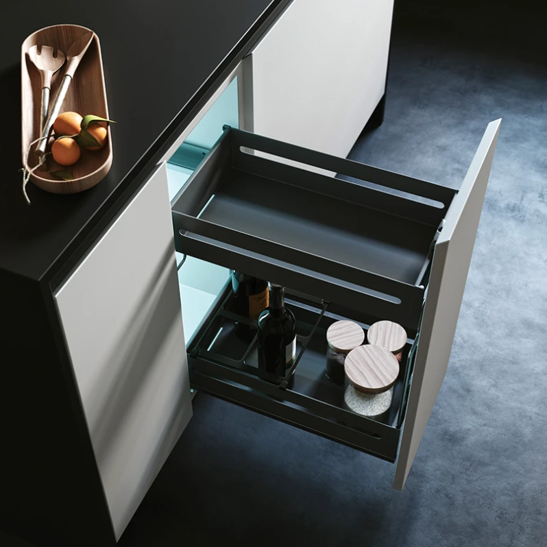 Spice Rack Pull Out – Dual Pull-Out Kitchen Organiser (3 Sizes)