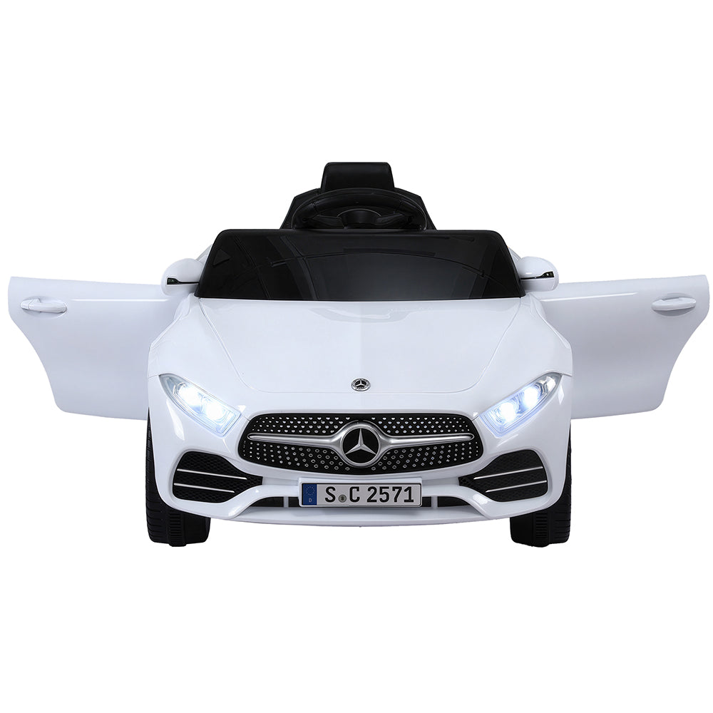 Kids Electric Ride On Car Licensed Outdoor Toys Cars Music Remote White-3