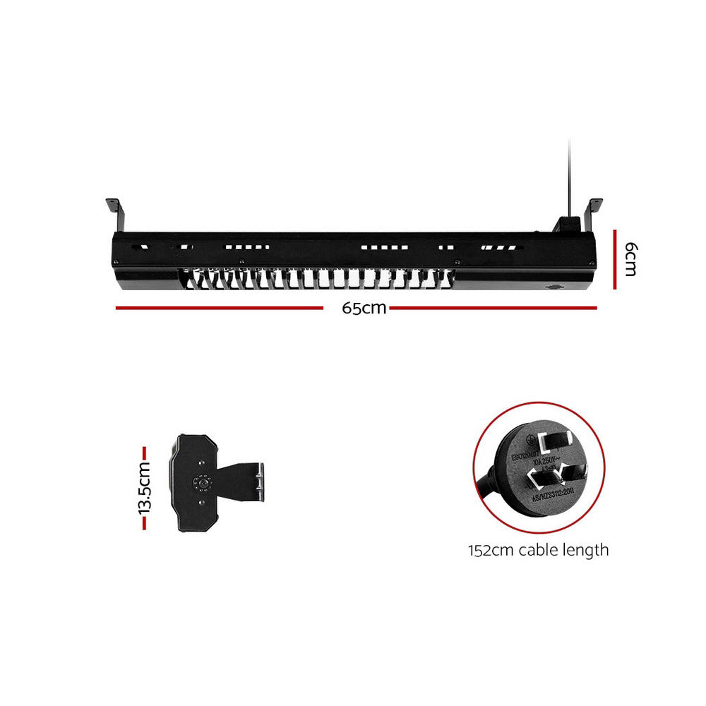 NNEDSZ Devanti Electric Strip Heater Radiant Heaters 2000W