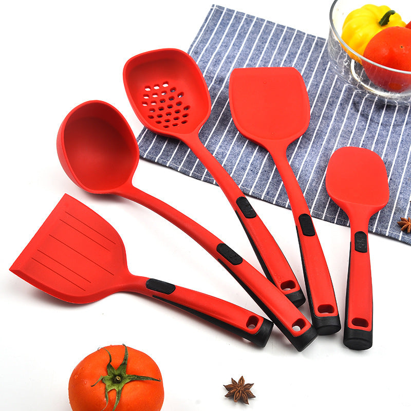 Red Utensils Set