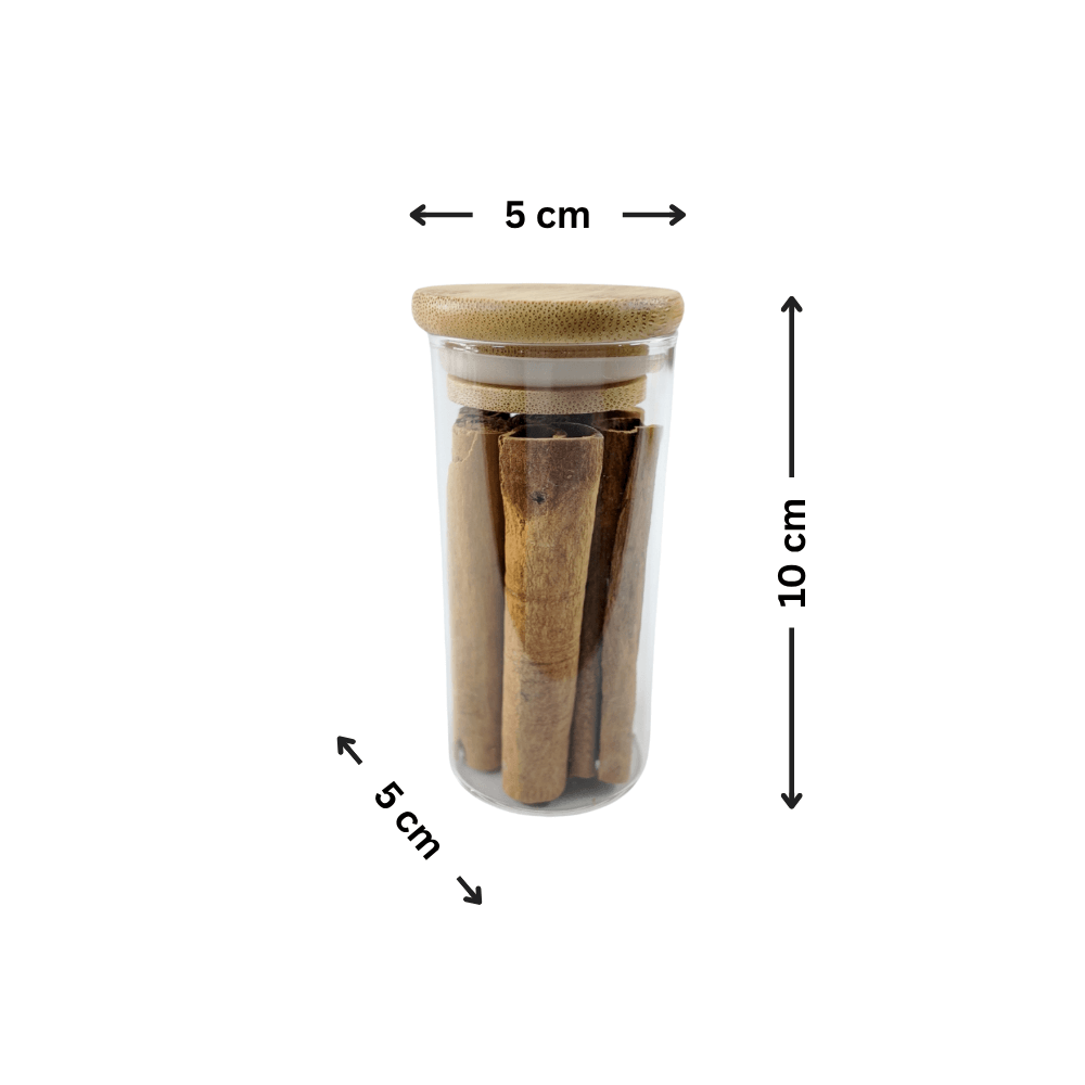 Spice Jar with Bamboo Lid - 160ml-4