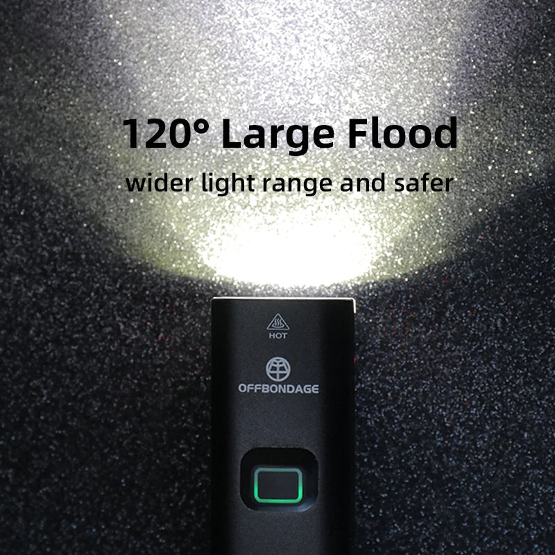 1000 Lumen USB Rechargeable Bike Front Light 3 Modes Black-3