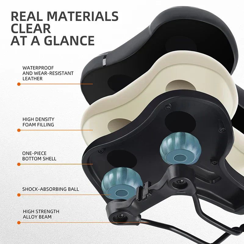 Shockproof Bike Saddle-4