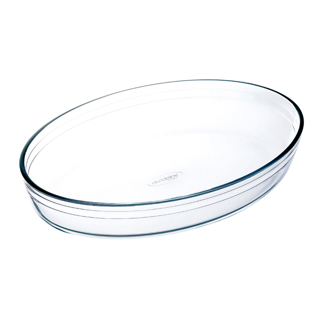 Oven Dish Ô Cuisine Ocuisine Vidrio Transparent Glass Oval 26,2 x 17,9 x 6,2 cm (6 Units)-2