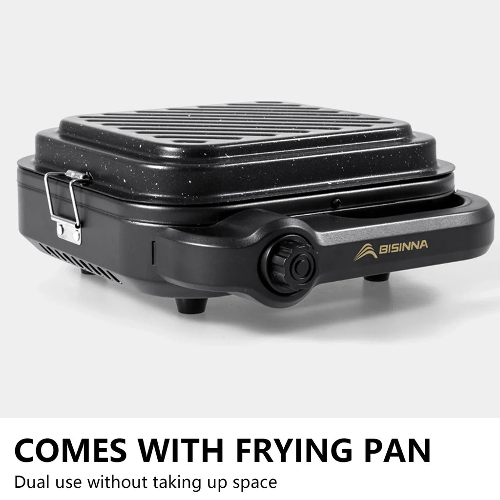 4200W Camping Gas Stove Black