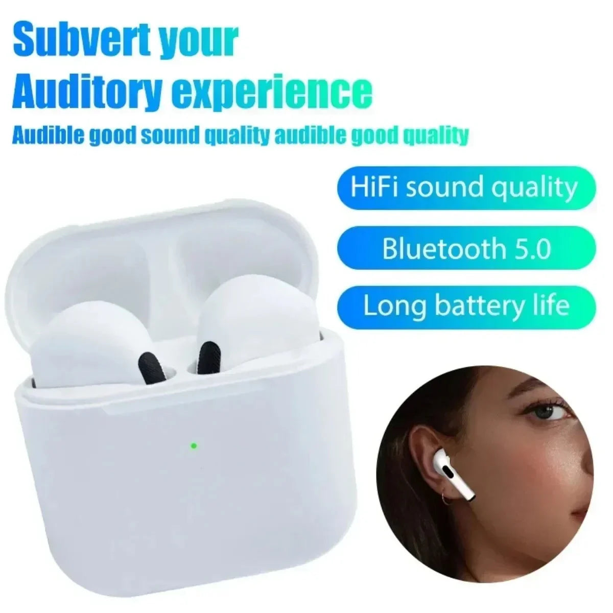 NNEOBA Wireless Earbuds Mini Sports Headphones