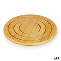 Table Mat Kinvara Natural Bamboo Circular 19 x 1 x 19 cm (24 Units)-0