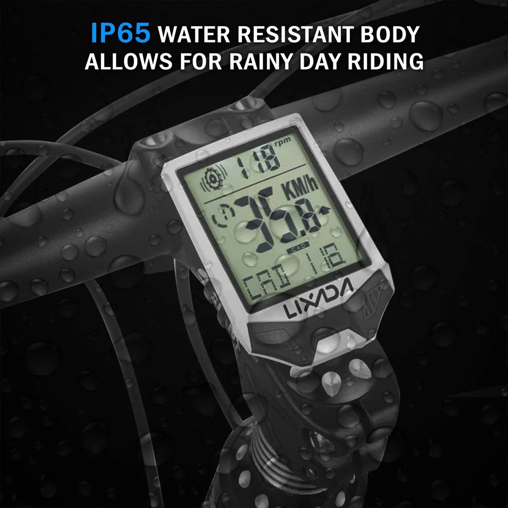 Wireless Bike Computer Speed Meter with Heart Rate Sensor-4