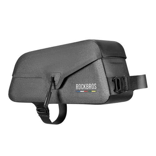 0.9L Magnetic Suction Bicycle Waterproof Nylon Pipe Tube Bag Black-0