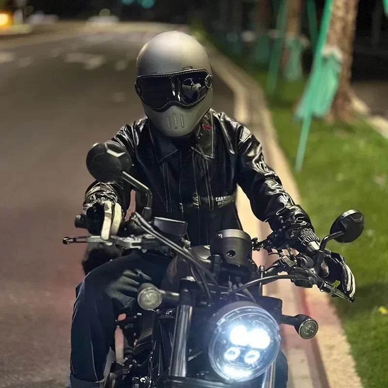 Motorcycle FBR Full Face Retro Helmet-1