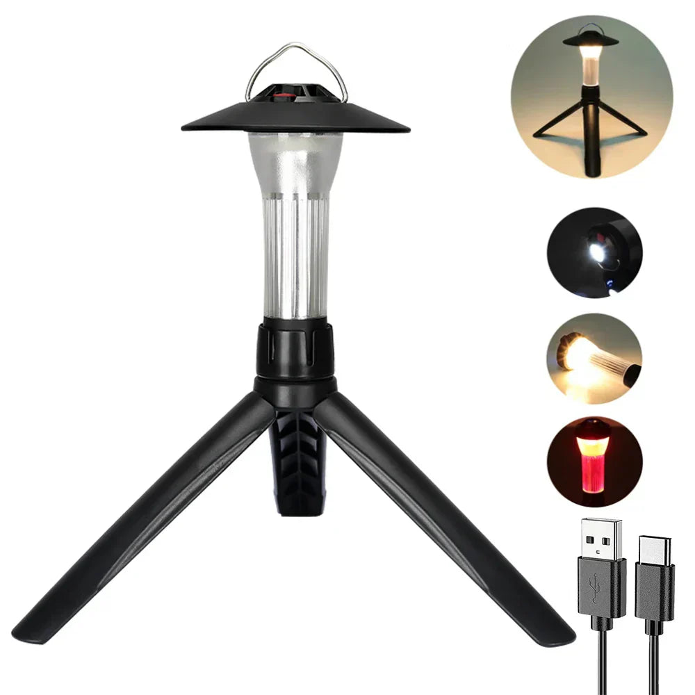 NNEOBA Camping Lantern With Magnetic USB Rechargeable