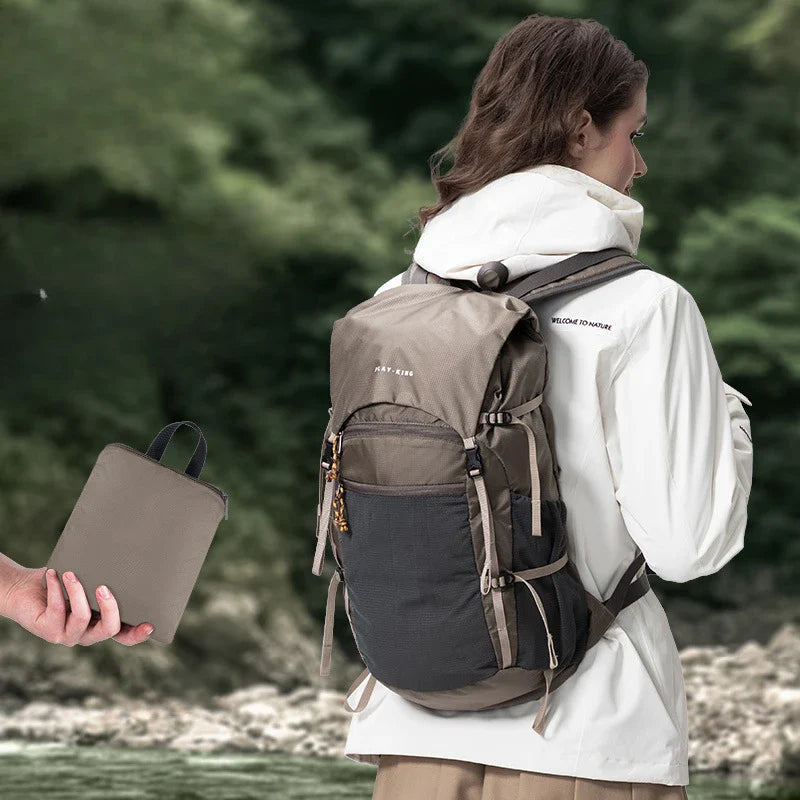 NNEOBA Waterproof Camping Backpack Grey