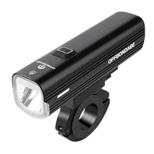 1000 Lumen USB Rechargeable Bike Front Light 3 Modes Black-0