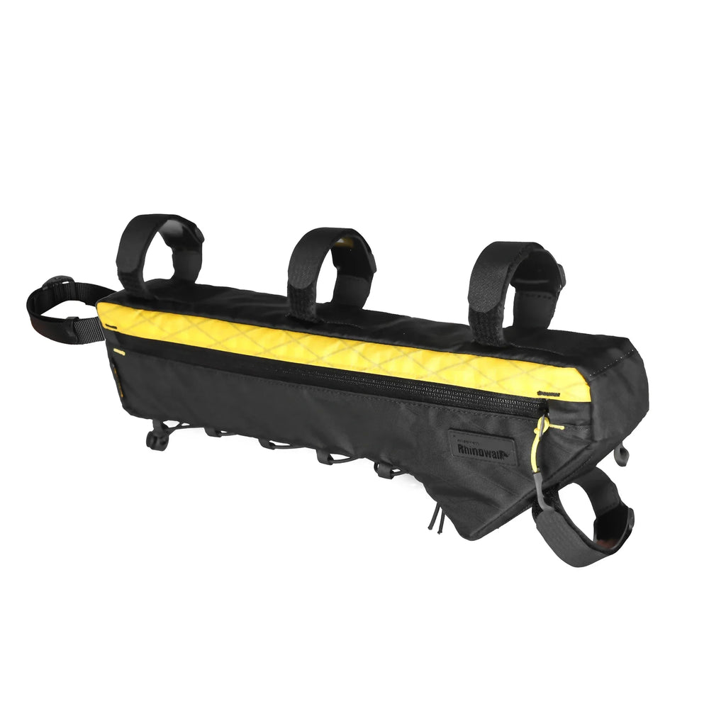 2.4L Water-Resistant Triangle Frame Bag Crossbeam Pouch Yellow-0
